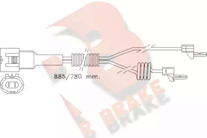 Контакт R BRAKE 610098RB